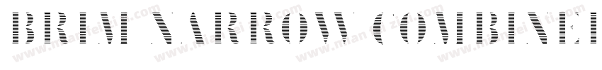 Brim Narrow Combined 1字体转换